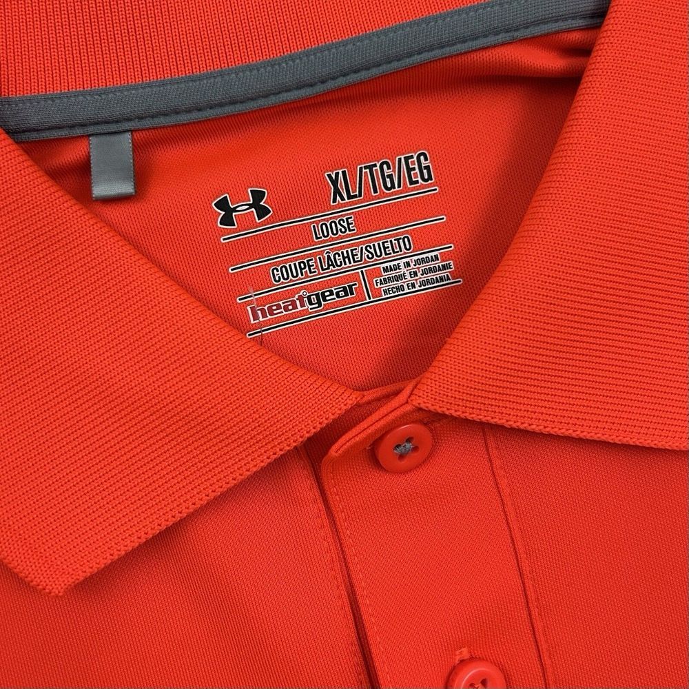 Under Armour Men's Size XL Loose Short Sleeve‎ Golf Polo Shirt